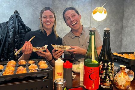 Osaka SAKE Tasting with Takoyaki DIY