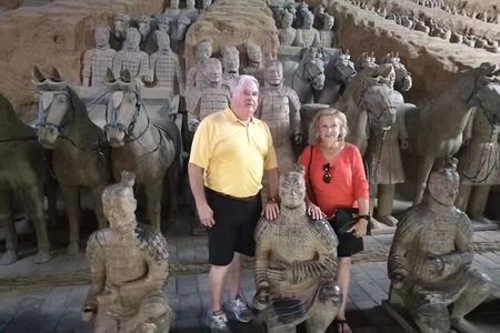 By bullet train from Beijing to Xi'an Terrocota army day tour