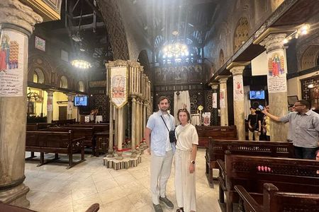 4-hours private Tour Islamic Mosque,Coptic Cairo &Khan el-Khalili