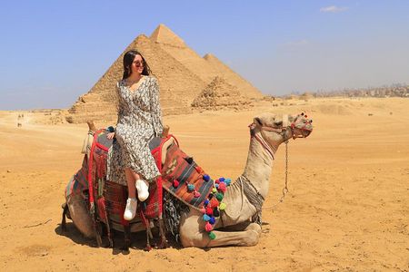 Private Half-Day Tour: Giza Pyramids and Sphinx by Camel