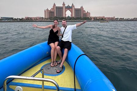 90-Min Speed Boat: Burj Al Arab, Atlantis, Ain Dubai & Ice Cream!