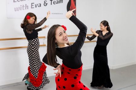Flamenco Dance Class in Seville with optional Flamenco Costume