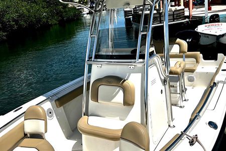 Key West Center Console Boat Rental With Sound and Seat Upgrade