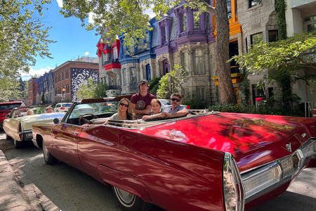 PRIVATE 2-Hour tour of Montréal in Convertible Cadillac + Murals