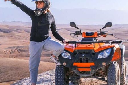 Marrakech: AGAFAY DESERT, Quad, Camel lunch, Transfer