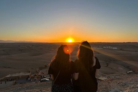 Marrakesh: Agafay Desert Sunset, Camel Ride, and Dinner Show 