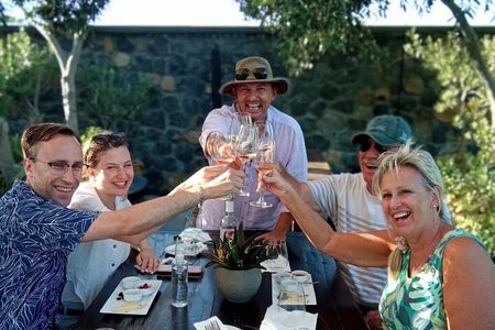 Experience Santorini Award-Winning Wineries with Sunset & snacks.