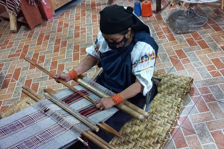 Otavalo Market, Art and Music with Middle of the World (Sundial)