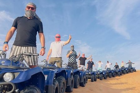 Desert Safari, Quad Biking (30 mins) & VIP BBQ Dinner Experience