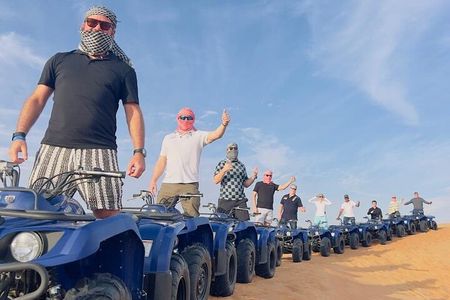 Morning Open Desert Safari with Quad Bike Ride – Shared Car