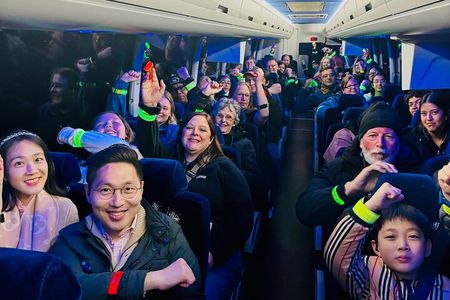 DC Night Tour With Magic LED- Pick Up/Drop, Snacks, LED Bracelets