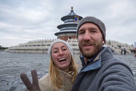 ChongQing City night scenery cruise and hot pot