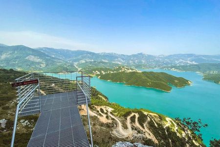 Tirana Trip to Bovilla Lake and Gamti Mountain Hiking View