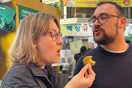 Mangwon Market Food tour By Locals; Cheap Eats to Fancy Feast