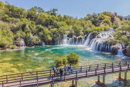 Krka Waterfall with Boat Rides to Skradin from Split or Trogir