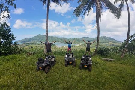 Trip to the heart of Tahaa Safari Mountains in Quad / ATV
