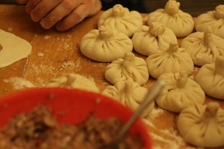 Khinkali masterclass, Let's make and Eat khinkali together+drinks