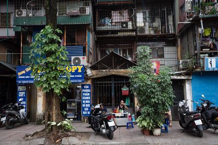 Hanoi Street Photography in a Vintage Community