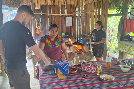 Food & Calligraphy experience with an Authentic Mayan Family 