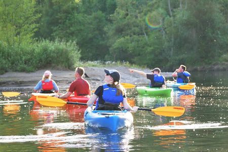 Kayaking in Columbia River Gorge National Scenic Area