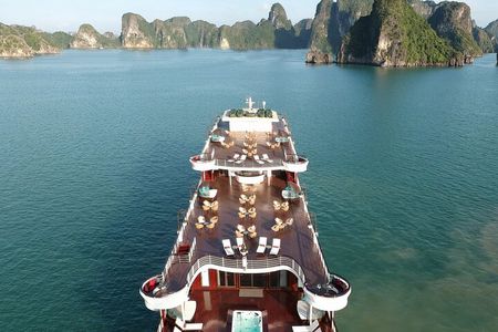 Aurora Cruise 2-day Explore Halong Bay from Hanoi