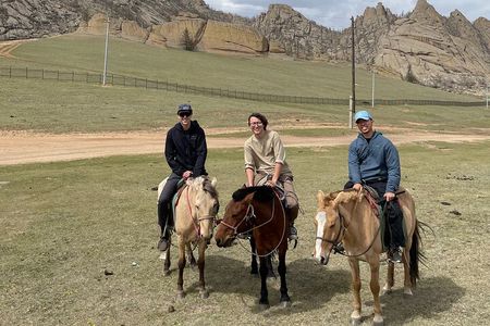  Horse riding in Terelj National Park 