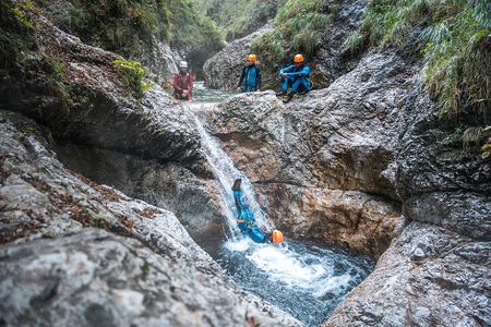 Family friendly canyoning in Sušec Canyon