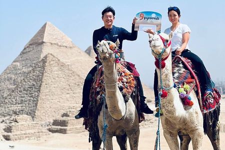 Half-Day Giza Pyramids & Sphinx with Camel/Quad Ride & Lunch