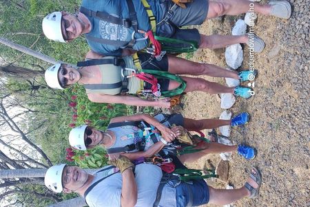 Borinquen one day tour (zip line- horses- hot springs)