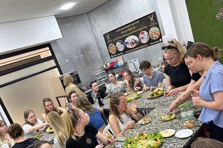 cooking classe near the medina of rabat with local chefs 