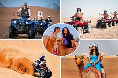 Doha All Inclusive Self Ride of Quad,ATV's or Buggy & Camel Ride 