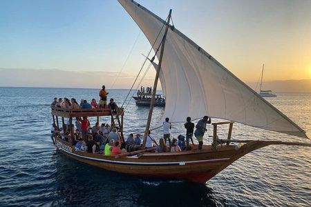 Zanzibar Dhow Evening Sunset Cruise Tour at Nungwi&Kendwa Beach