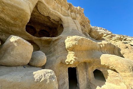 Full-Day Private Tour in Matala Caves and Ancient Gortyn in Crete
