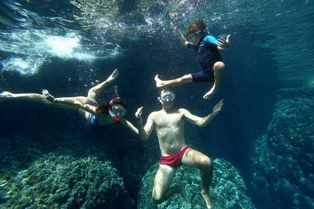 Split: Blue Lagoon & 3 Island Cruise with Wine & Snorkeling