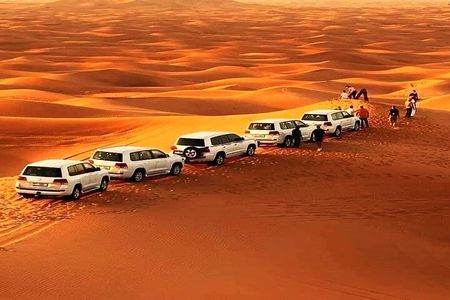 Morning Desert Safari with Camel Ride and Sand boarding
