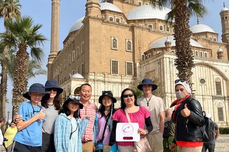 Private Day Tour Visit Giza Pyramids, Old Cairo, Citadel & Bazaar