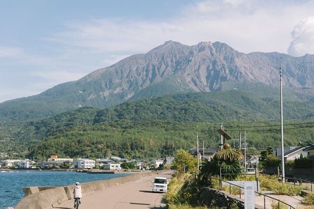 Sakurajima One Day Round Journey with E-bike