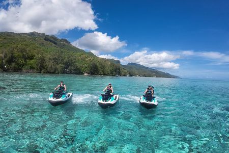 Moorea Solo or Twin Island Tour Jet Ski 4 hours