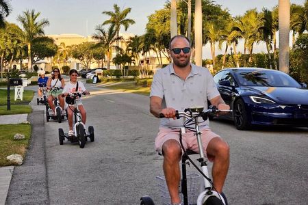 Naples Famous Sunset Tour -Trike Tour at Sunset All Ages Electric