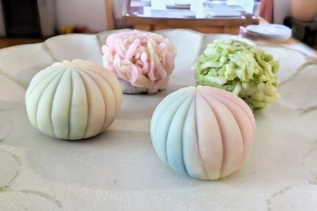 Wagashi traditional japanese sweets class