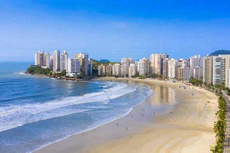 Santos & Guarujá Beach Tour- 8 hours- Pickup in São Paulo