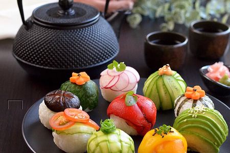 JPN CULTURE SET - Shop @Toyosu Market SUSHI+Wagashi+TEA+Maid Cafe