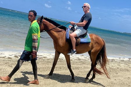 Horse back riding Dunnsriver falls swim from Montego Bay