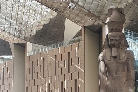 Grand Egyptian museum, Giza pyramids ,free Camel Riding