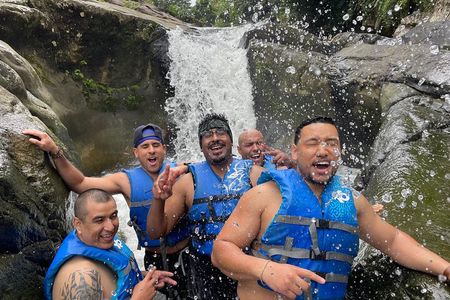 El Yunque: Waterslide and Plus Beach Round Trip