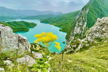 Hike on Gamti Mt & Bovilla Lake from Tirana on Luxe Land Rover