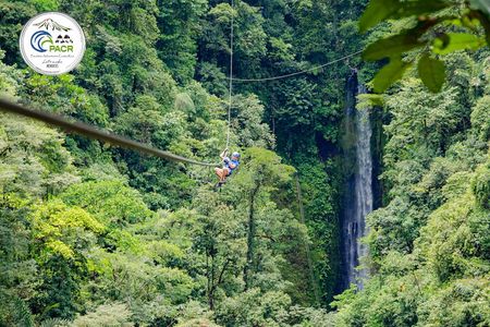 12-Cable Zipline Canopy Tour Over Waterfalls