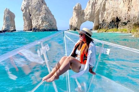 The Arch Tour on a Clear Boat from Cabo San Lucas