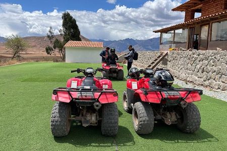 From Cusco: ATV’s tour Moray and Salt Mines of Maras.