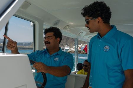 Dolphin Watching and Snorkeling Cruise Experience in Muscat